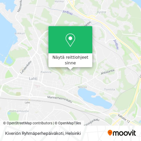 Kiveriön Ryhmäperhepäiväkoti kartta