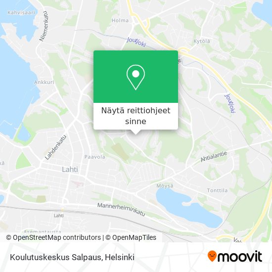 Koulutuskeskus Salpaus kartta