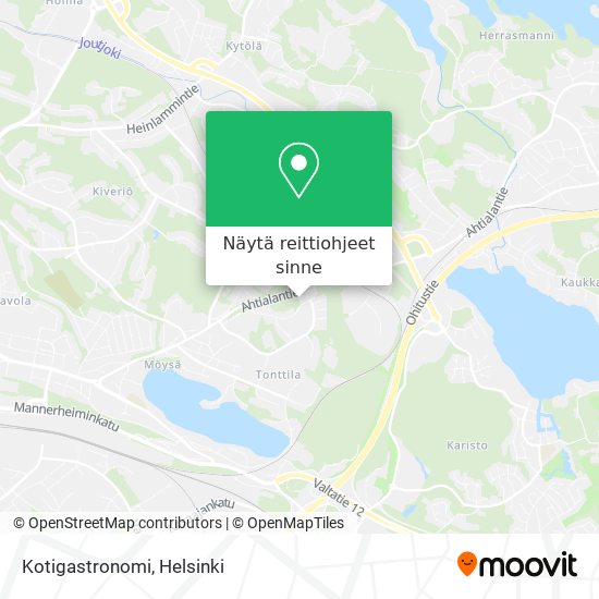 Kotigastronomi kartta