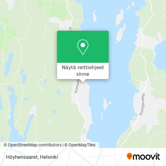 Höyhensaaret kartta