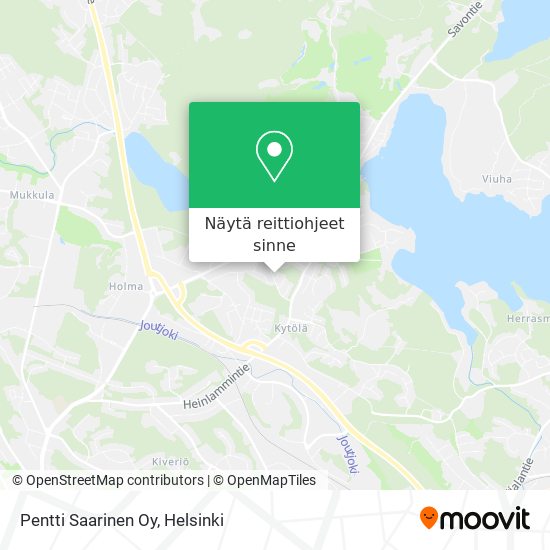 Pentti Saarinen Oy kartta