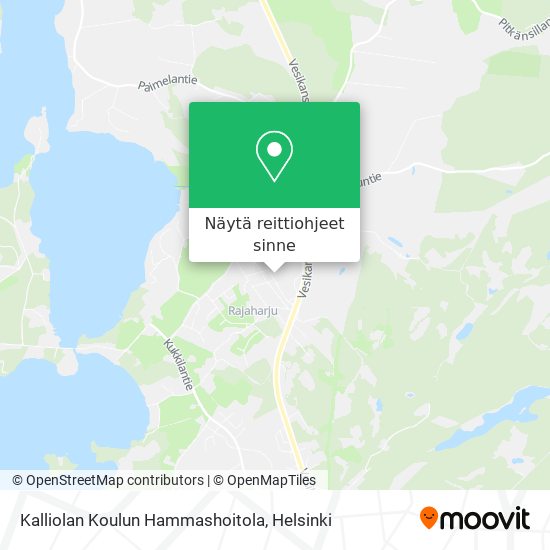 Kalliolan Koulun Hammashoitola kartta