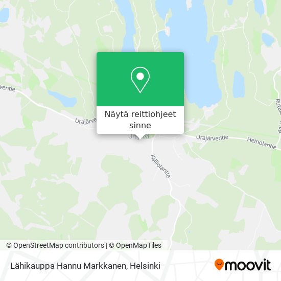 Lähikauppa Hannu Markkanen kartta