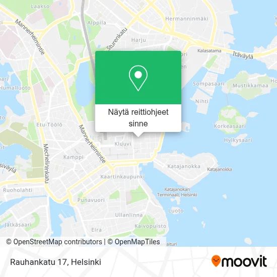 Rauhankatu 17 kartta