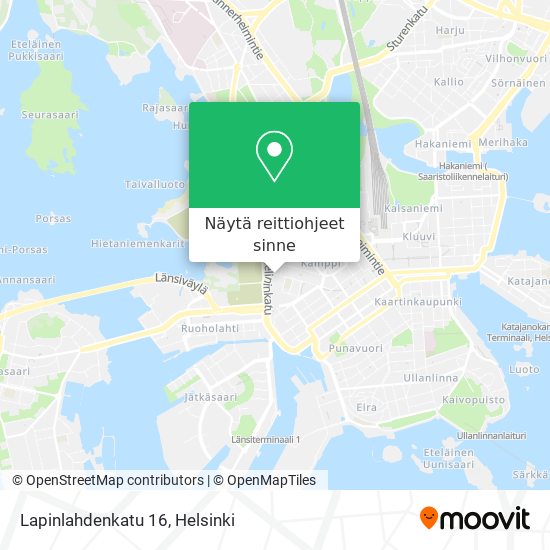 Lapinlahdenkatu 16 kartta