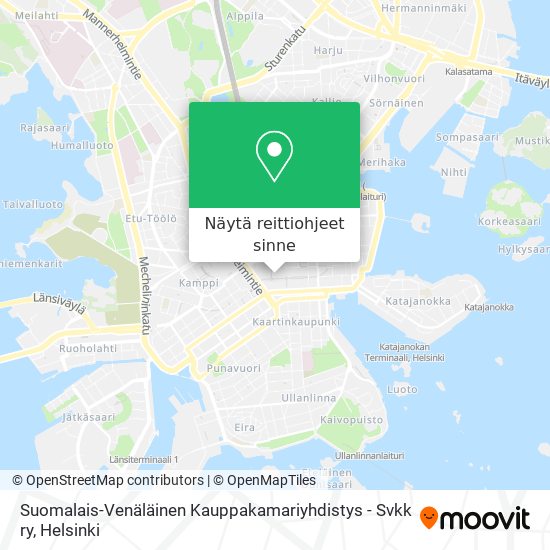 Suomalais-Venäläinen Kauppakamariyhdistys - Svkk ry kartta
