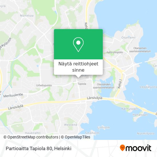 Partioaitta Tapiola 80 kartta