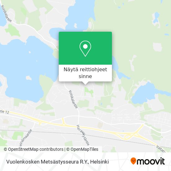 Vuolenkosken Metsästysseura R.Y. kartta