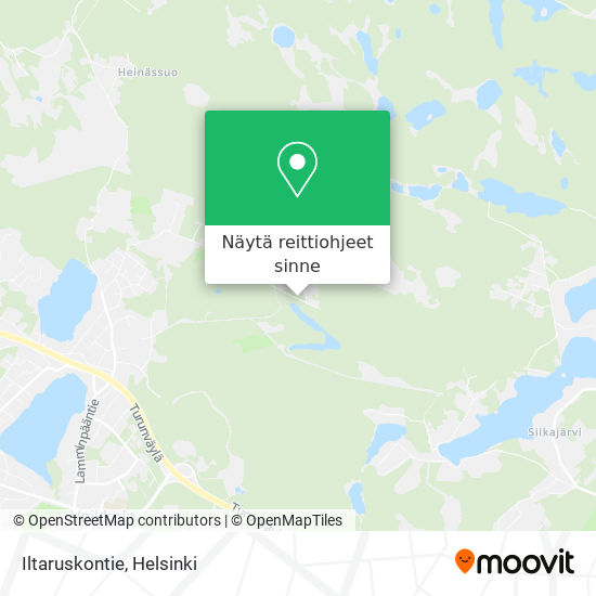 Iltaruskontie kartta