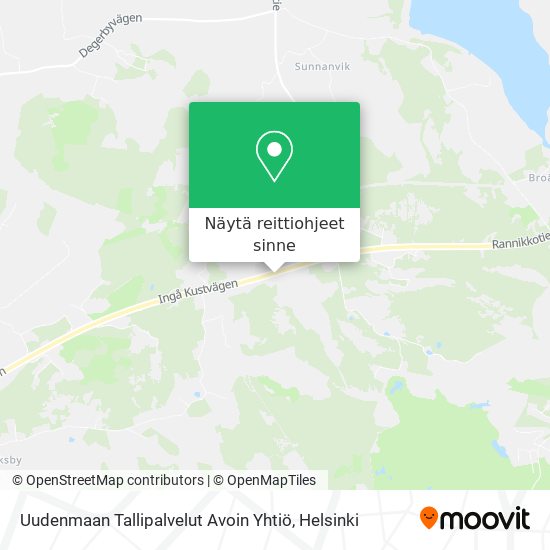 Uudenmaan Tallipalvelut Avoin Yhtiö kartta