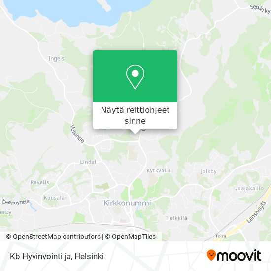 Kb Hyvinvointi ja kartta