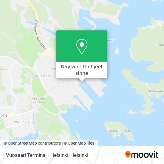 Vuosaari Terminal - Helsinki kartta