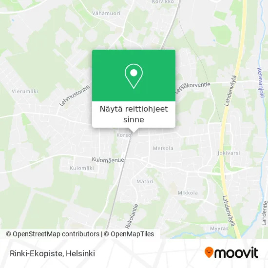 Rinki-Ekopiste kartta