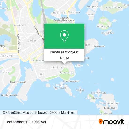 Tehtaankatu 1 kartta