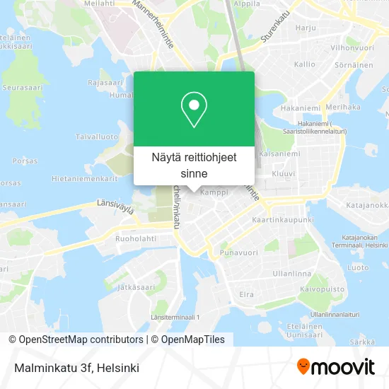 Malminkatu 3f kartta