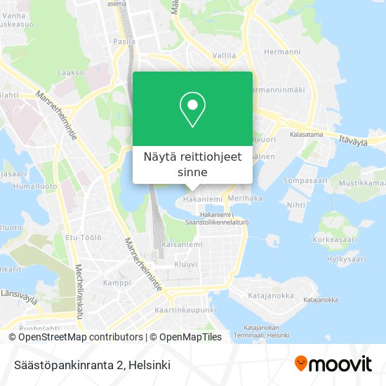 Säästöpankinranta 2 kartta