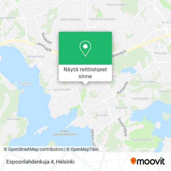 Espoonlahdenkuja 4 kartta