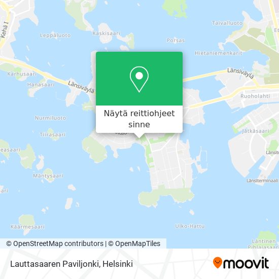 Lauttasaaren Paviljonki kartta