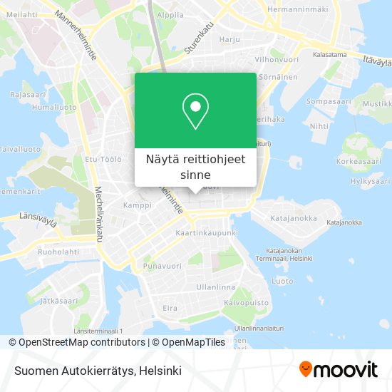 Suomen Autokierrätys kartta