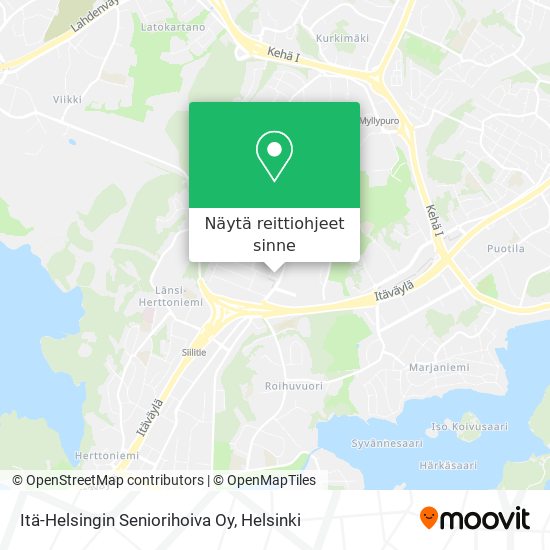 Itä-Helsingin Seniorihoiva Oy kartta