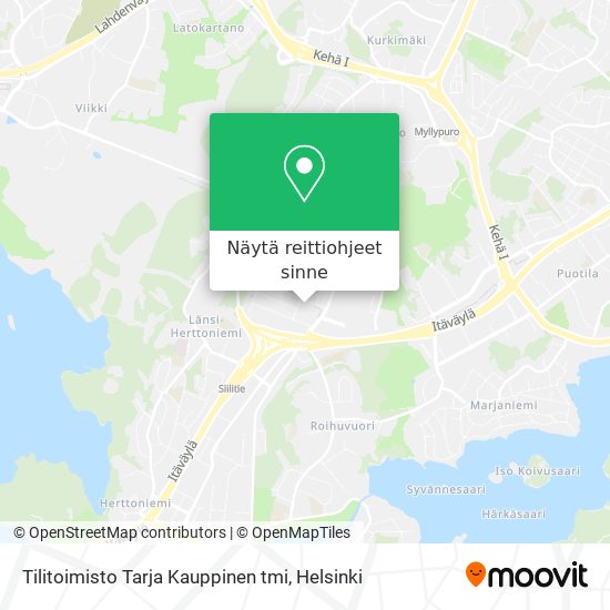 Tilitoimisto Tarja Kauppinen tmi kartta
