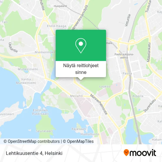Lehtikuusentie 4 kartta