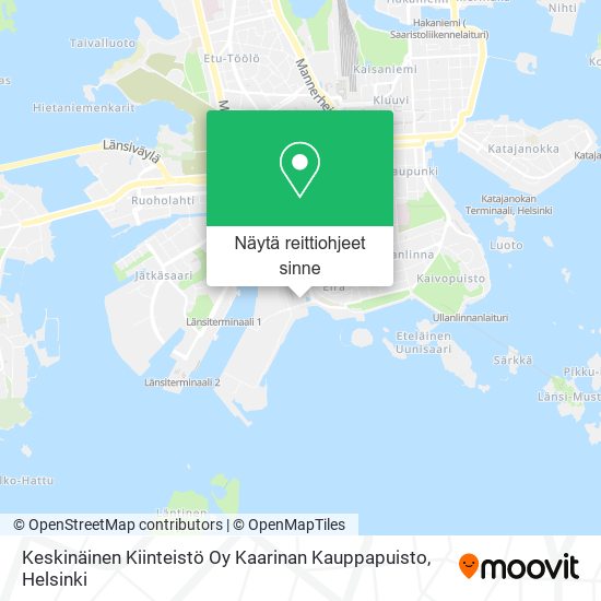Keskinäinen Kiinteistö Oy Kaarinan Kauppapuisto kartta