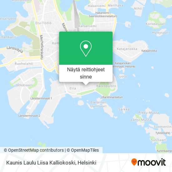 Kaunis Laulu Liisa Kalliokoski kartta