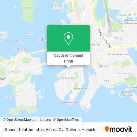 Suunnittelutoimisto / Vihreä Ovi Galleria kartta