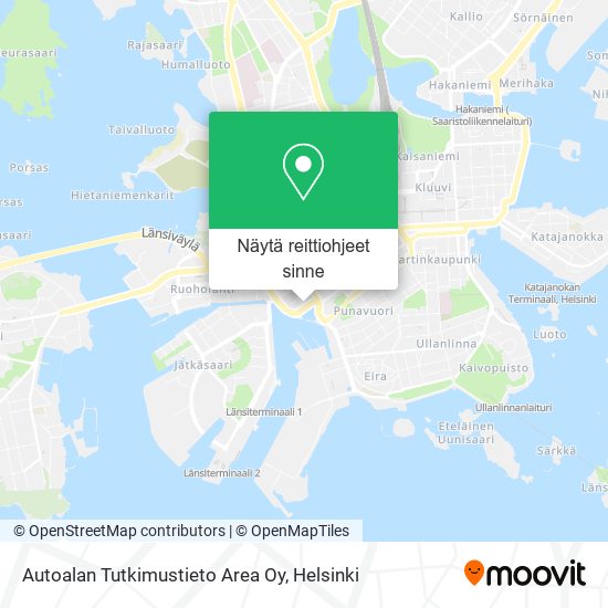 Autoalan Tutkimustieto Area Oy kartta