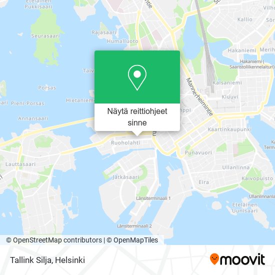 Tallink Silja kartta