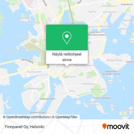 Finnpanel Oy kartta