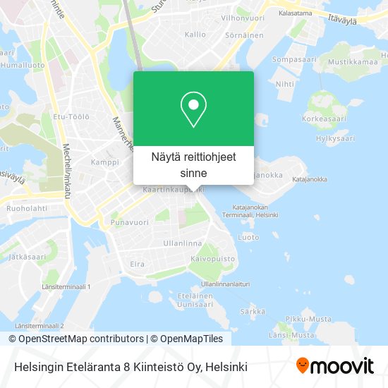 Helsingin Eteläranta 8 Kiinteistö Oy kartta