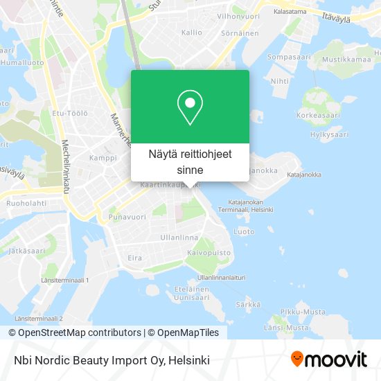 Nbi Nordic Beauty Import Oy kartta