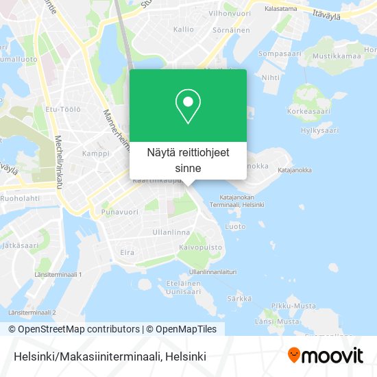 Helsinki/Makasiiniterminaali kartta