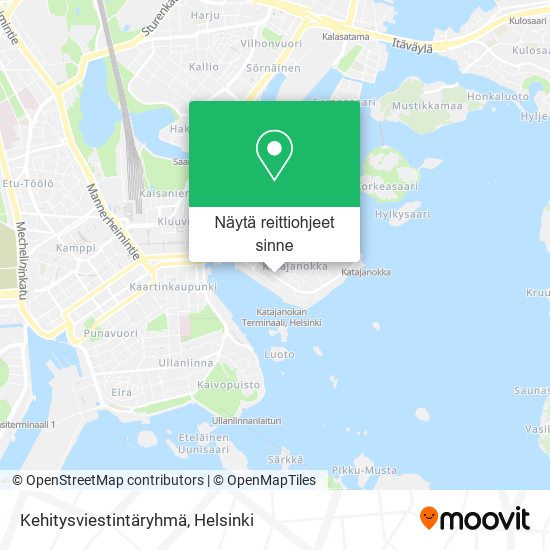 Kehitysviestintäryhmä kartta