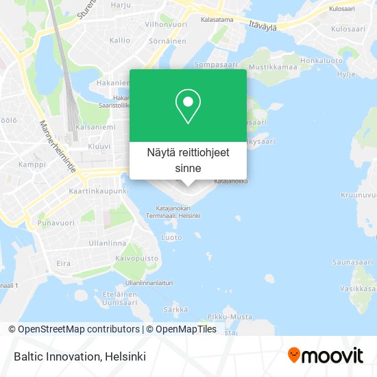Baltic Innovation kartta
