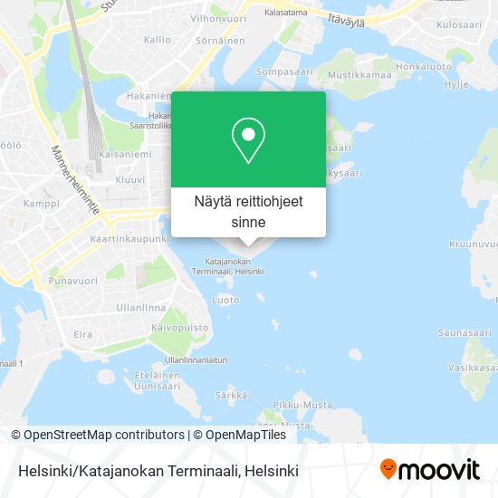 Helsinki / Katajanokan Terminaali kartta