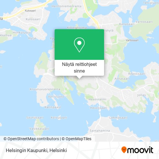 Helsingin Kaupunki kartta
