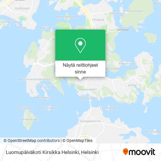 Luomupäiväkoti Kirsikka Helsinki kartta