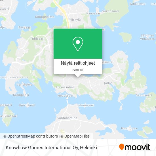 Knowhow Games International Oy kartta