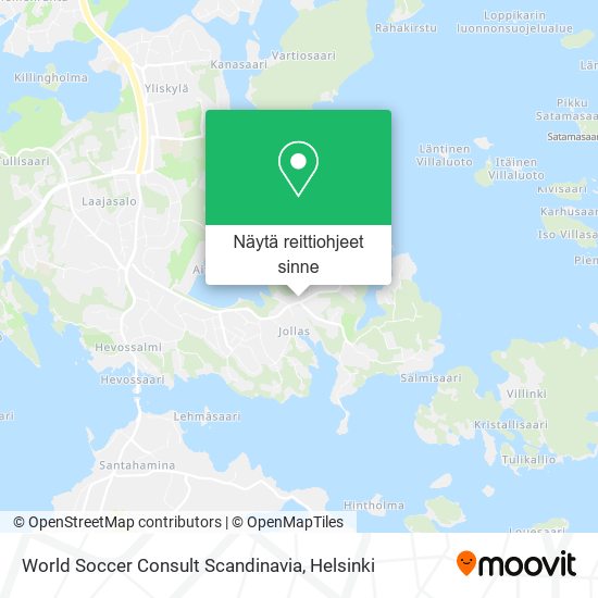 World Soccer Consult Scandinavia kartta