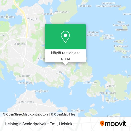 Helsingin Senioripalvelut Tmi. kartta
