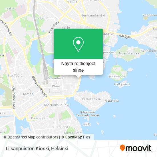Liisanpuiston Kioski kartta