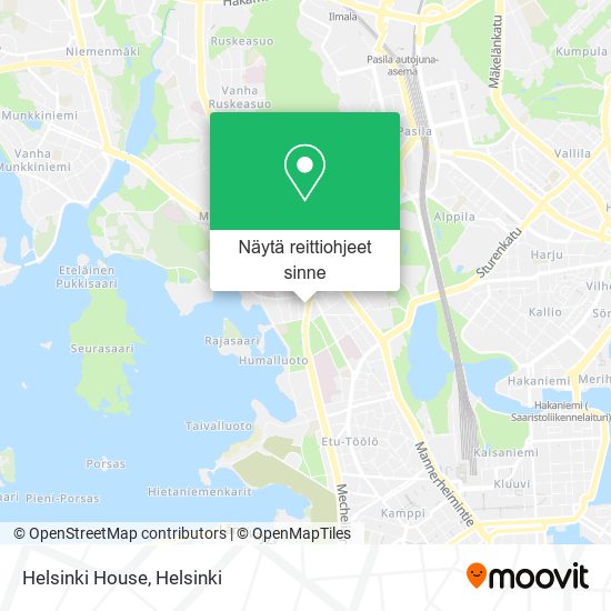 Helsinki House kartta