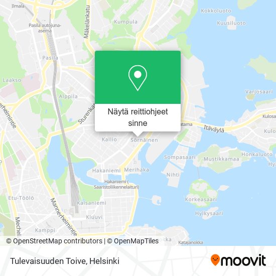 Tulevaisuuden Toive kartta