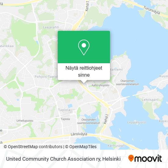 United Community Church Association ry kartta