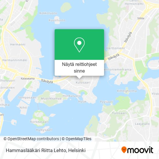 Hammaslääkäri Riitta Lehto kartta