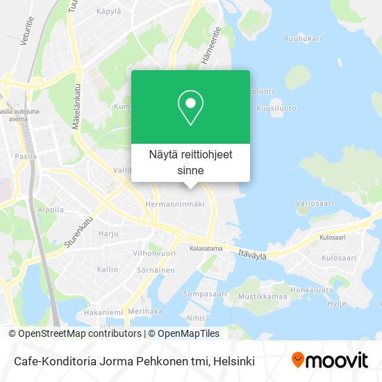 Cafe-Konditoria Jorma Pehkonen tmi kartta