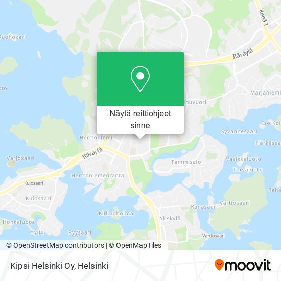 Kipsi Helsinki Oy kartta